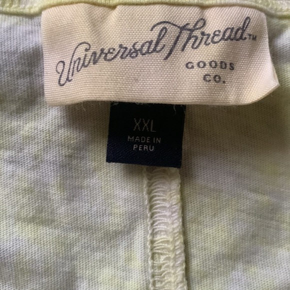UNIVERSAL THREADS WOMENS YELLOW TYEDYE TOP - Picture 6 of 6